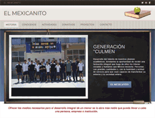 Tablet Screenshot of elmexicanito.org